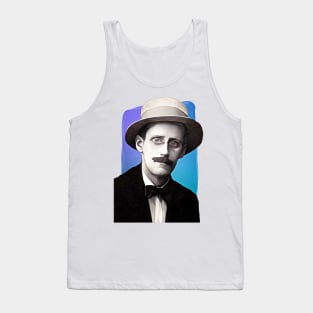 Irish Writer James Joyce illustration Tank Top